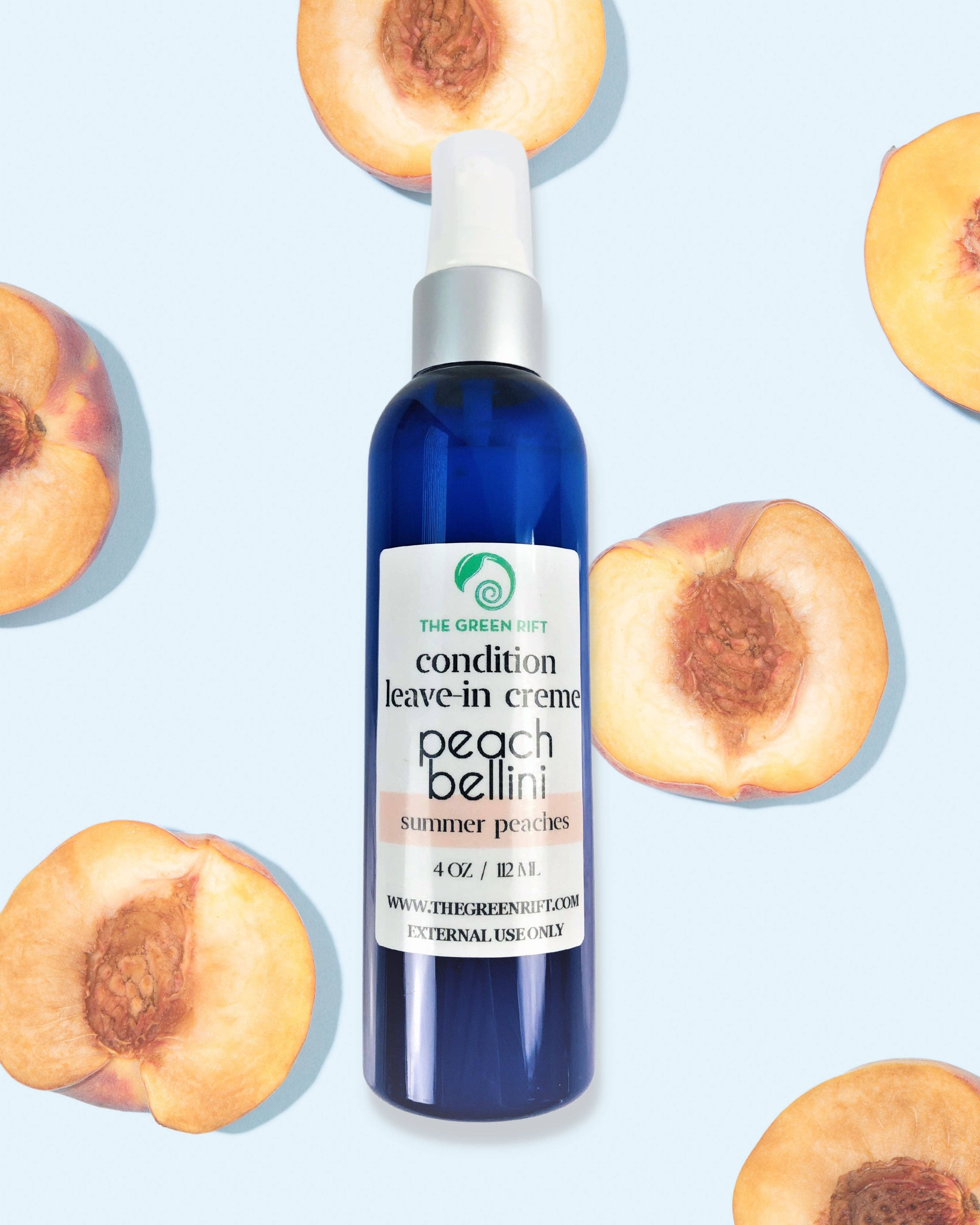 Peach Bellini Hair Crème, Conditioning, Leave In